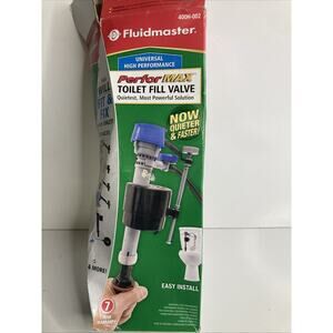 Fluidmaster 400H-002 Performax Universal Toilet Fill Valve High Performance Tank